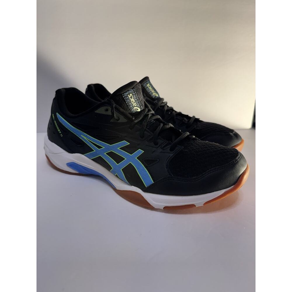 ASICS Gel-Rocket 11 Men's Indoor Tennis Shoes Black Waterscape US Size 11 READ